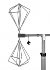 Schwarzbeck BBVK 9138 Biconical Elements with VHBB 9124 Antenna Holder